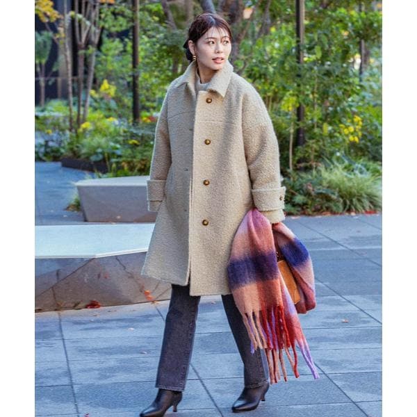 アーバンリサーチ ロッソ（URBAN RESEARCH ROSSO）/F by ROSSO　『UR TECH』ブークレステンカラーコート