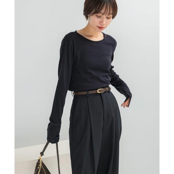 アーバンリサーチ ロッソ（URBAN RESEARCH ROSSO）/コットンカシミヤクルーネックカットソー