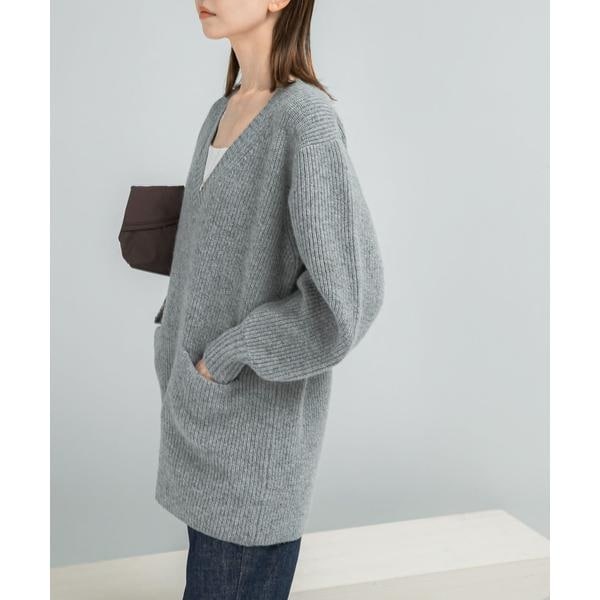 アーバンリサーチ ロッソ（URBAN RESEARCH ROSSO）/アルパカ混カーブスリーブVネックプルオーバー