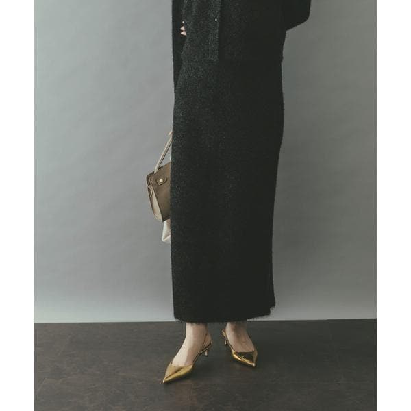 アーバンリサーチ ロッソ（URBAN RESEARCH ROSSO）/ラメシャギーニットスカート