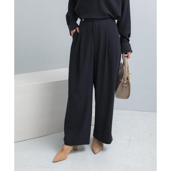 【NEW】アーバンリサーチ ロッソ（URBAN RESEARCH ROSSO）/トリアセテート混パンツ