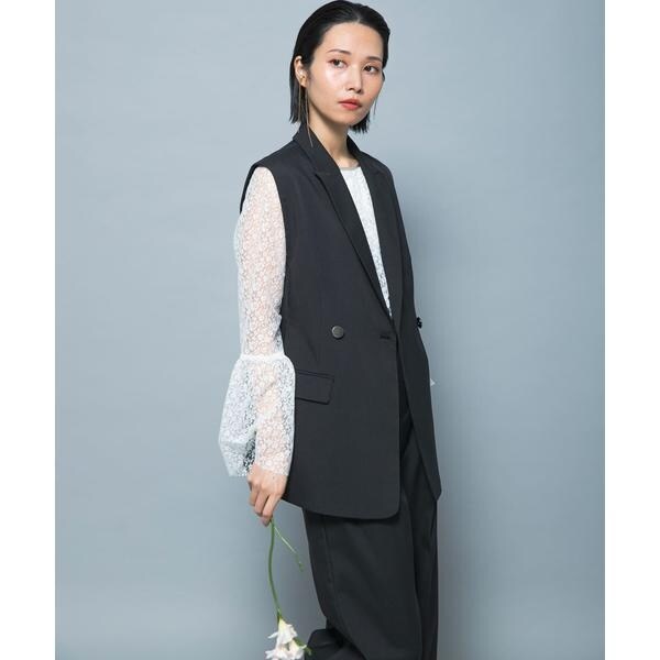 アーバンリサーチ ロッソ（URBAN RESEARCH ROSSO）/防シワシャンブレーツイルダブルジレ_11