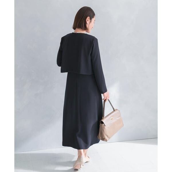 アーバンリサーチ ロッソ（URBAN RESEARCH ROSSO）/kaene　シフォン合わせロングワンピース_16