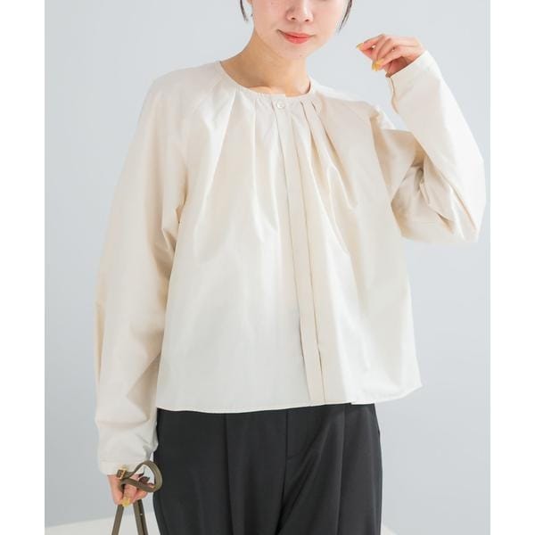 アーバンリサーチ ロッソ（URBAN RESEARCH ROSSO）/タックボリュームショートシャツブラウス_8