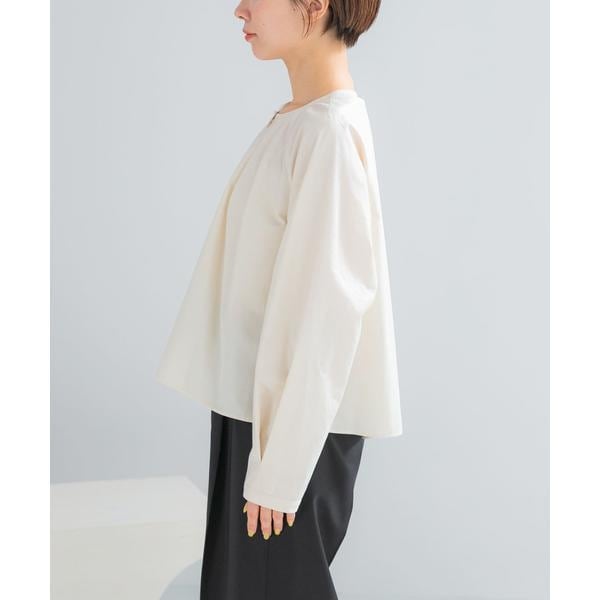 アーバンリサーチ ロッソ（URBAN RESEARCH ROSSO）/タックボリュームショートシャツブラウス_14