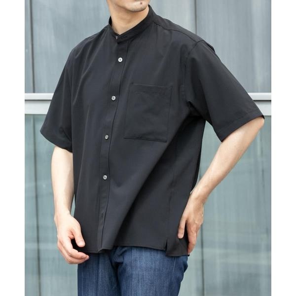 アーバンリサーチ ロッソ（URBAN RESEARCH ROSSO）/『WEB限定』『XLサイズあり』『吸水速乾』Air Stretch バンドカラーシャツ