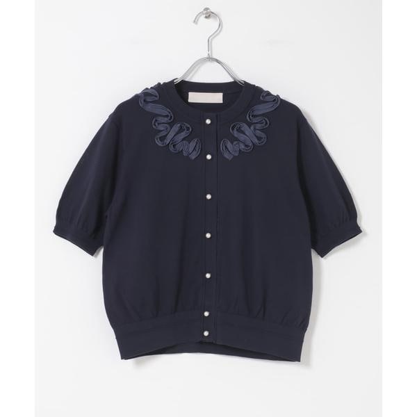 アーバンリサーチ ロッソ（URBAN RESEARCH ROSSO）/MARILYN MOON　EMBROIDERY KNIT CARDIGAN