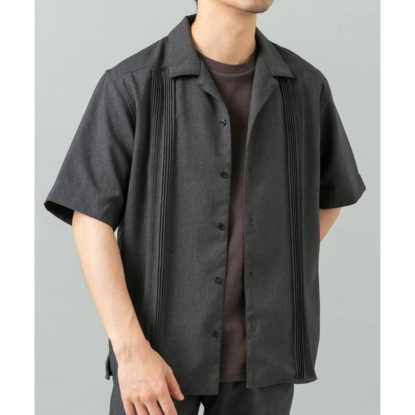 アーバンリサーチ ロッソ（URBAN RESEARCH ROSSO）/『セットアップ対応』『防シワ』サマーウール調キューバシャツ_17