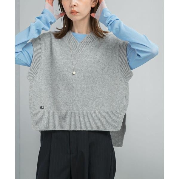 アーバンリサーチ ロッソ（URBAN RESEARCH ROSSO）/ADAWASｘEZ　CASHMERE−BLEND VEST