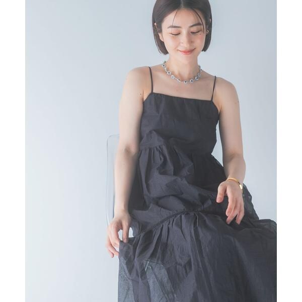 アーバンリサーチ ロッソ（URBAN RESEARCH ROSSO）/MARILYN MOON　SHEER TIERED DRESS