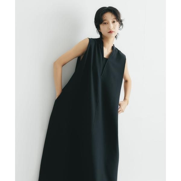 【NEW】アーバンリサーチ ロッソ（URBAN RESEARCH ROSSO）/クールタッチ 吸水速乾キーネックフレアワンピース