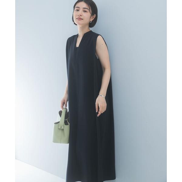 【NEW】アーバンリサーチ ロッソ（URBAN RESEARCH ROSSO）/クールタッチ 吸水速乾キーネックフレアワンピース_3
