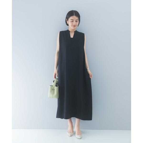 【NEW】アーバンリサーチ ロッソ（URBAN RESEARCH ROSSO）/クールタッチ 吸水速乾キーネックフレアワンピース_4