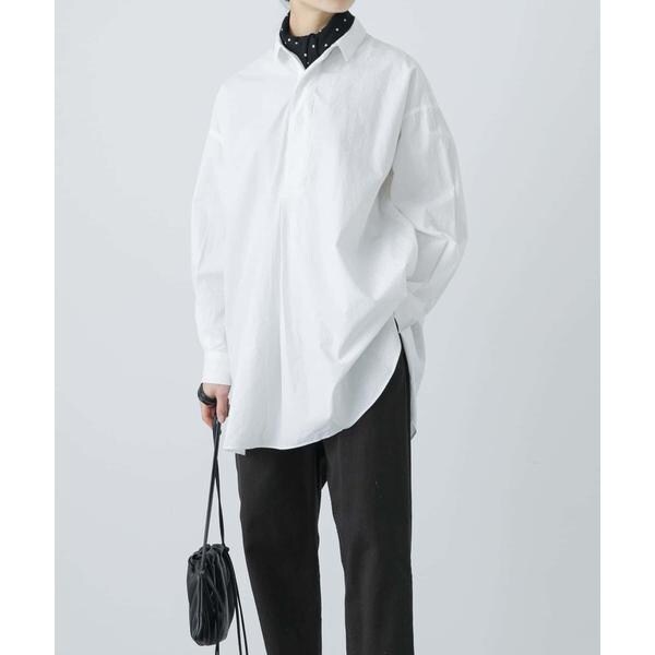 かぐれ＊コットンワイドプルオーバーシャツ 新品未使用品タグ付き かぐれ＊コットンワイドプルオーバーシャツ 新品未使用品タグ付き かぐれ（