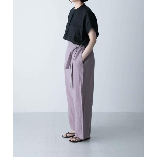 かぐれ（kagure）/コットンリネンラップパンツ