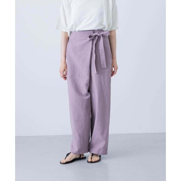 かぐれ（kagure）/コットンリネンラップパンツ