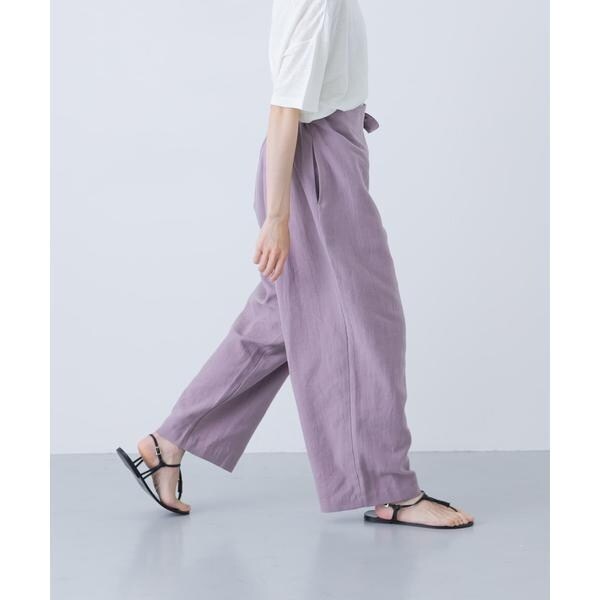 かぐれ（kagure）/コットンリネンラップパンツ