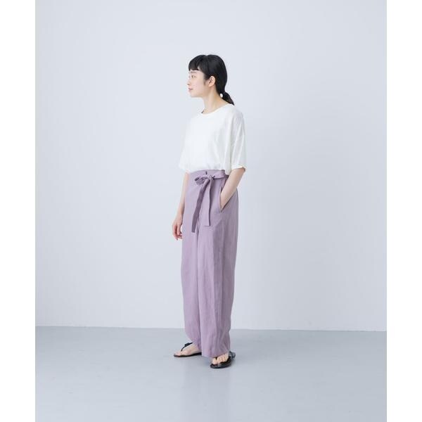 かぐれ（kagure）/コットンリネンラップパンツ