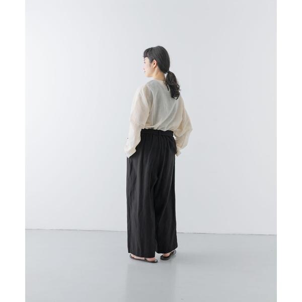 かぐれ（kagure）/コットンリネンラップパンツ