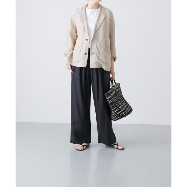 かぐれ（kagure）/リネンレーヨンテーラードジャケット