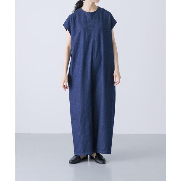 かぐれ（kagure）/『2サイズ展開』デニムワイドオールインワン