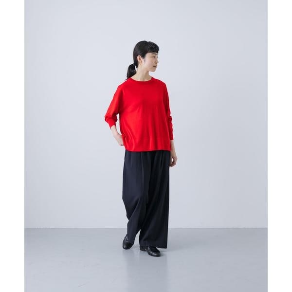 かぐれ　25年秋冬　新作　ウォッシャブルシルクワイドニット かぐれ（kagure）/ウォッシャブルシルクワイドニット