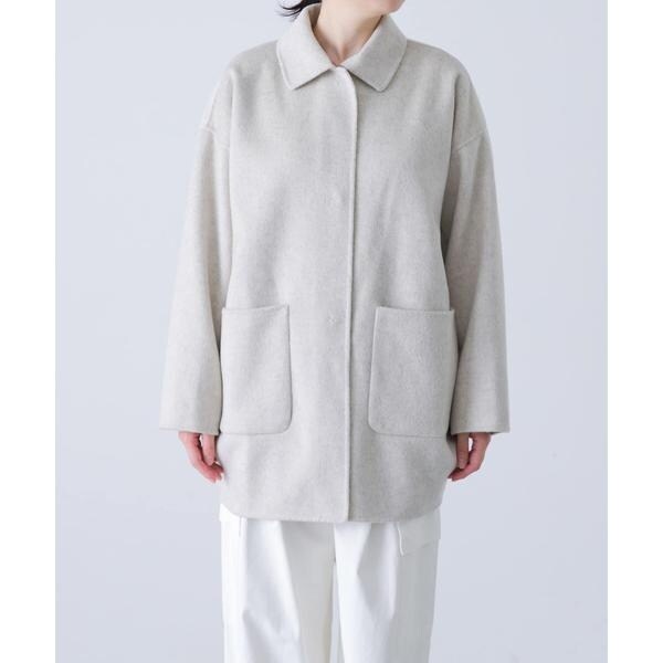 かぐれ　ウールステンカラーショートコート 楽天市場】ウールステンカラーショートコート／かぐれ（kagure