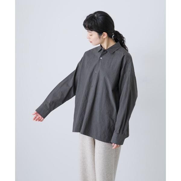 かぐれ（kagure）/『ユニセックス』コットンレギュラーカラーボックスシャツ