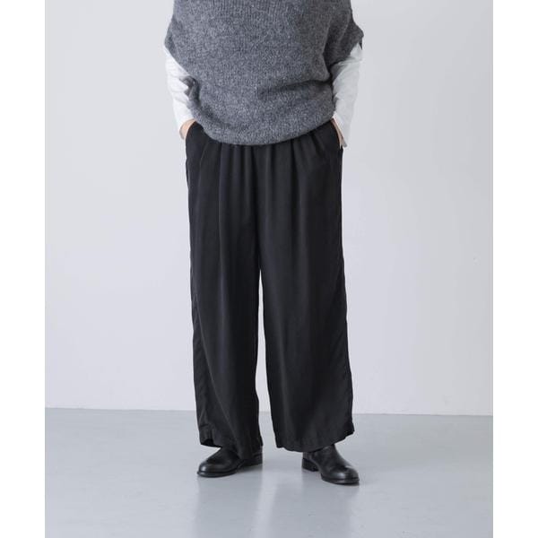 かぐれ（kagure）/キュプラウォッシュドパンツ