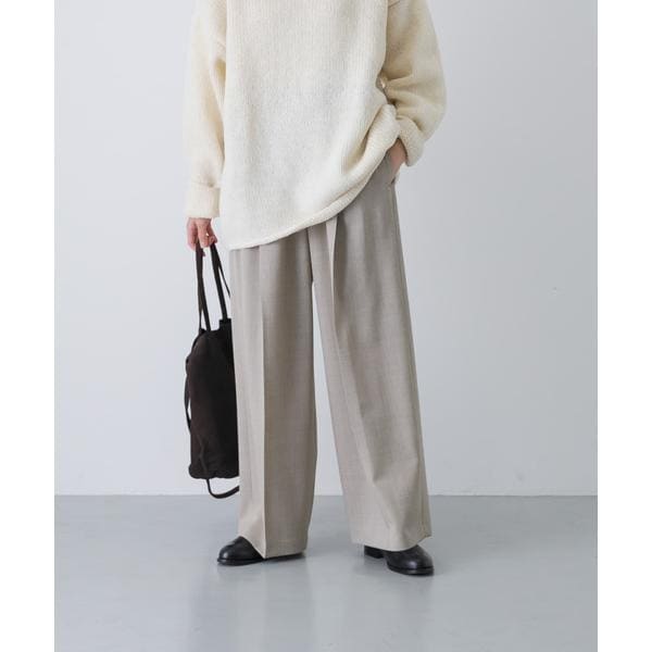 かぐれ（kagure）/ウォッシャブルウールツイルパンツ