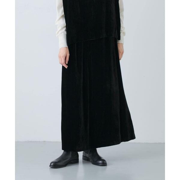 かぐれ（kagure）/レーヨンシルクベルベットスカート