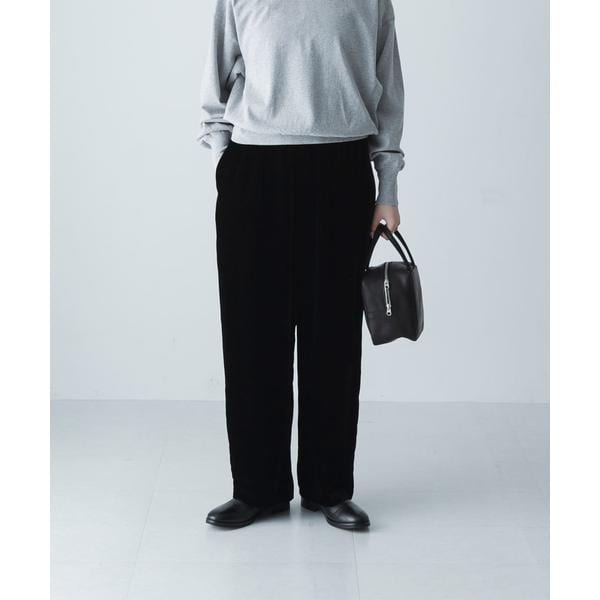 かぐれ（kagure）/レーヨンシルクベルベットパンツ