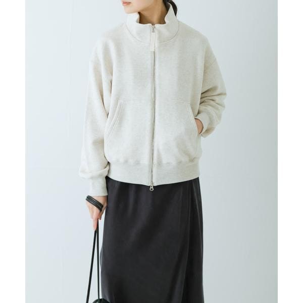 【NEW】かぐれ（kagure）/コットンスウェットスタンドジップ