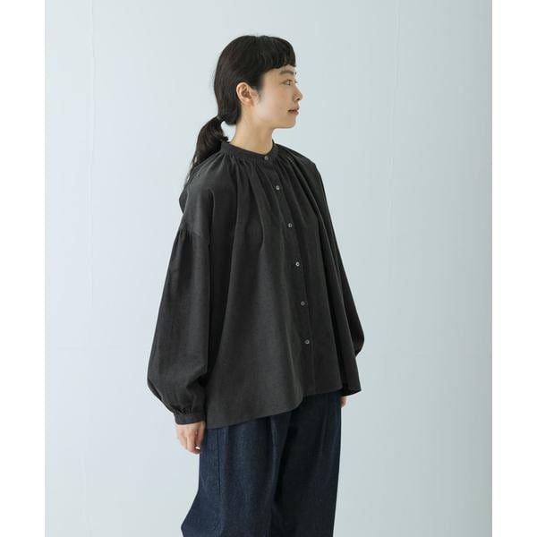 【NEW】かぐれ（kagure）/ドットコーデュロイブラウス