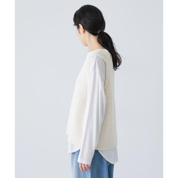 かぐれ（kagure）/コットンローゲージニットベストの通販はau PAY