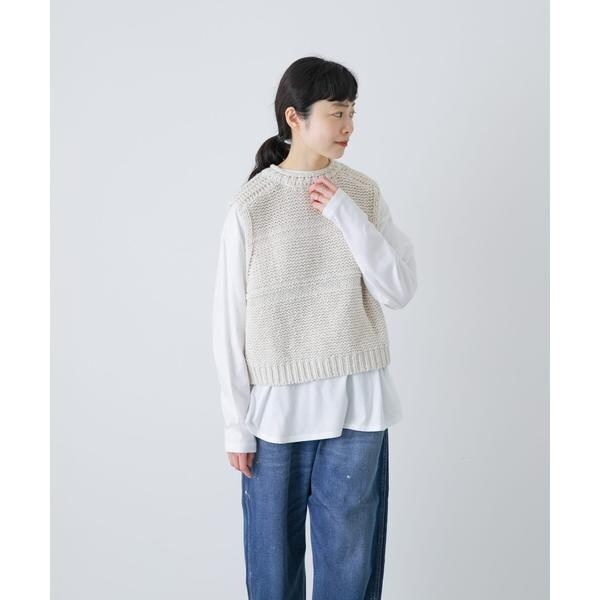 かぐれ（kagure）/2WAY綿麻ニットベストの通販はau PAY マーケット