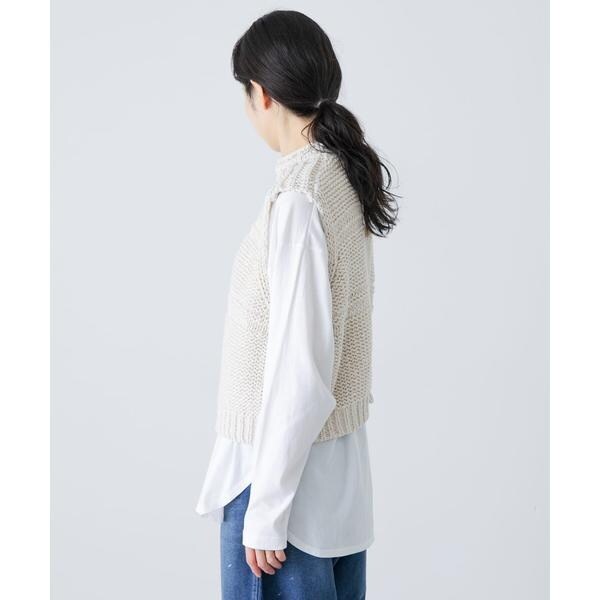かぐれ（kagure）/2WAY綿麻ニットベストの通販はau PAY マーケット