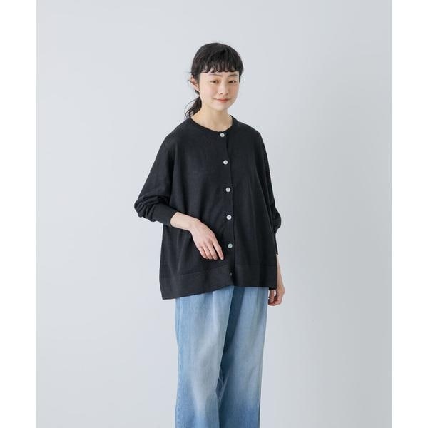 かぐれ（kagure）/リネンワイドクルーネックカーディガン_2