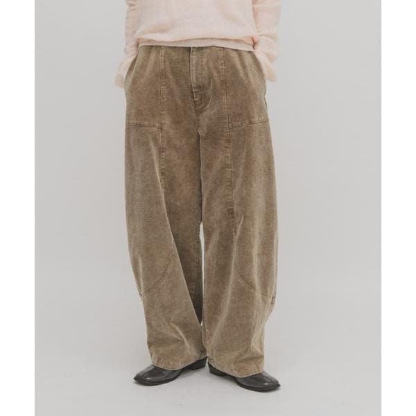 KBF（KBF）/コーデュロイコクーンパンツ