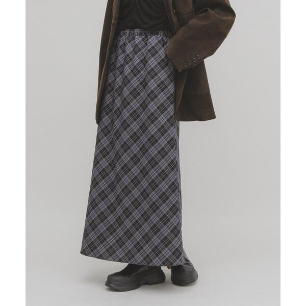 KBF（KBF）/チェックナロースカート