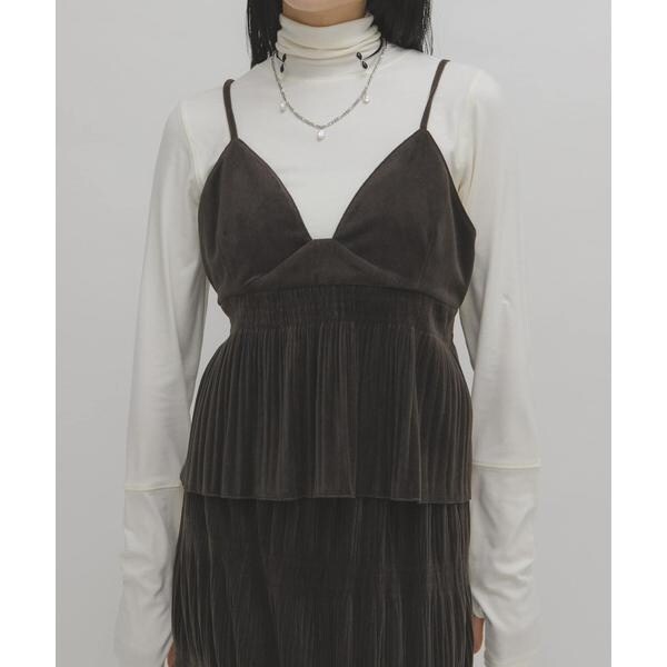 KBF（KBF）/マジョリカプリーツセパレートワンピース