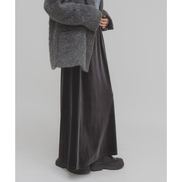 KBF（KBF）/ベロアナロースカート