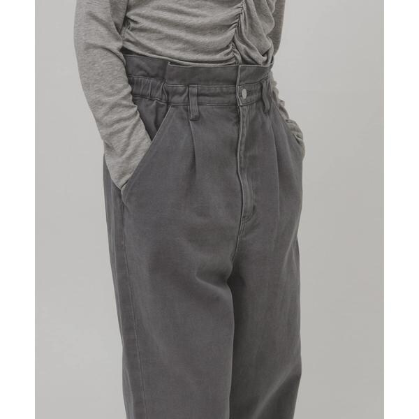 KBF（KBF）/フリルウエストツイルパンツ