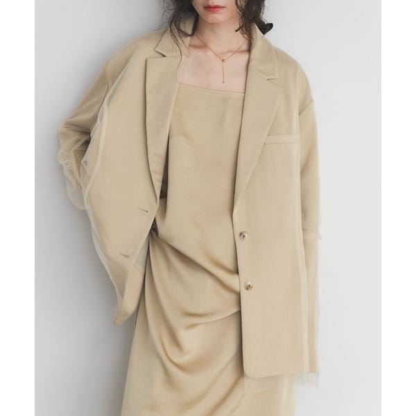 【NEW】KBF（KBF）/サテンチュールジャケット