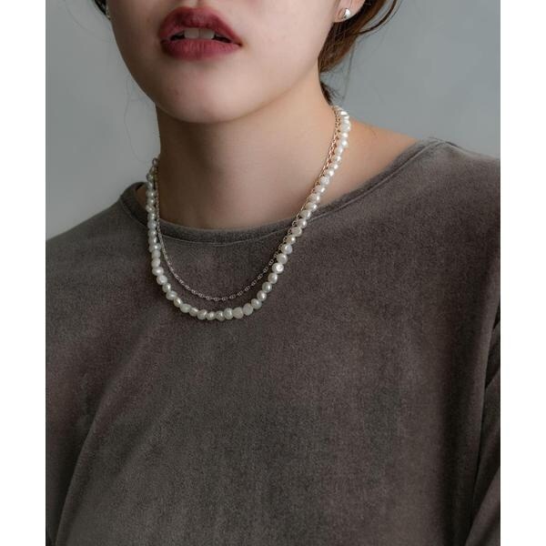 スメリー（SMELLY）/SMELLY so’　pearl hook necklace_4