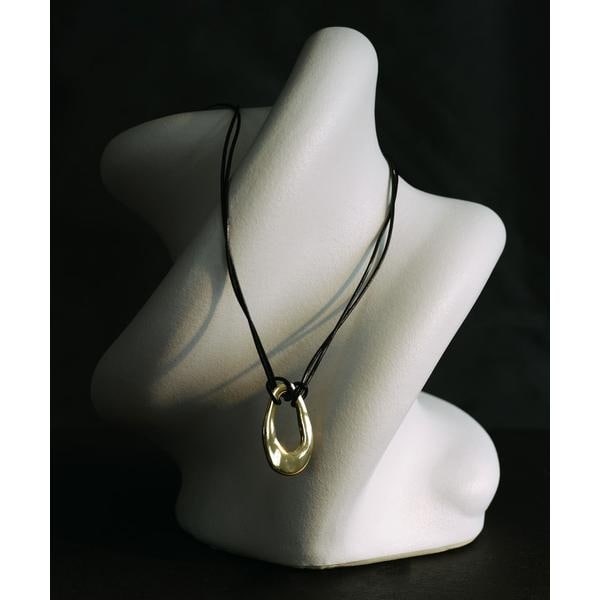 スメリー（SMELLY）/SMELLY so’　oval plate cord necklace