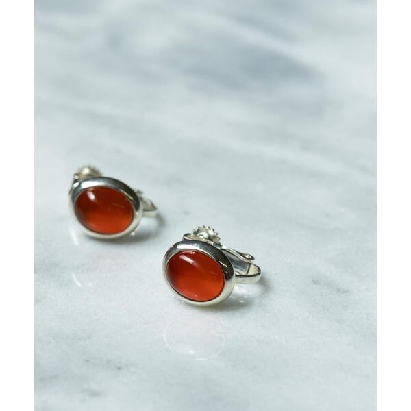 スメリー（SMELLY）/SMELLY so’　carnelian oval earring