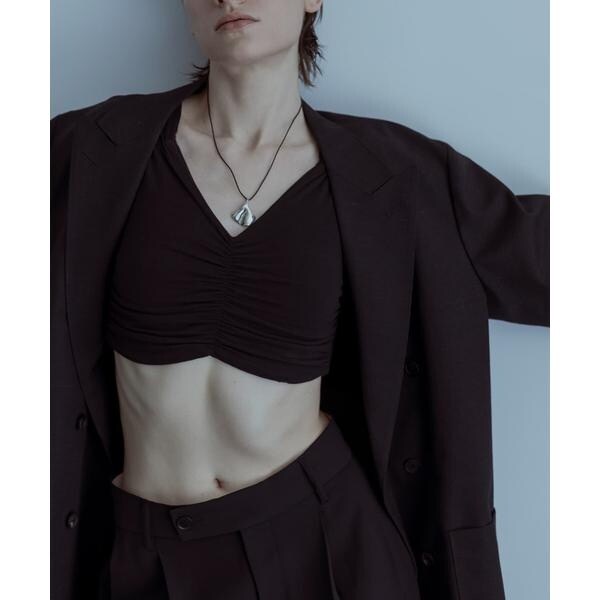 スメリー（SMELLY）/SMELLY so’　frill piece cord necklace_4