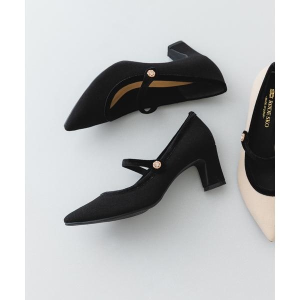 ロデスコ（RODE SKO）/『MADE IN JAPAN』　チャンキーヒールメリージェーンパンプス