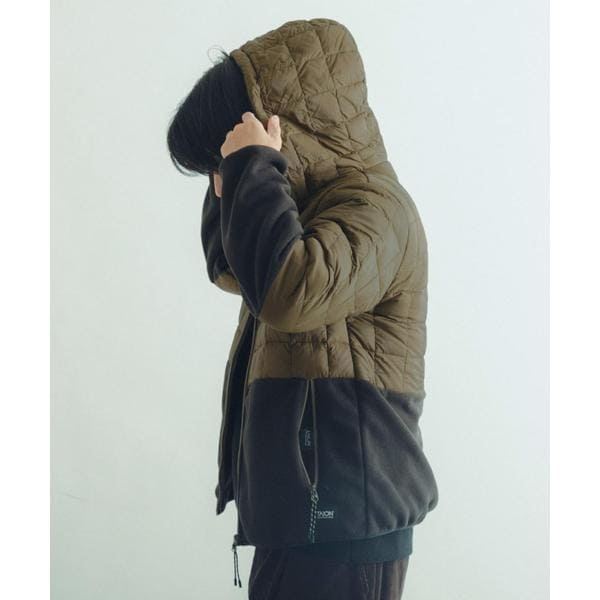 アイテムズ アーバンリサーチ（ITEMS URBAN RESEARCH）/TAION　FREECE+DOWN HOOD JACKET